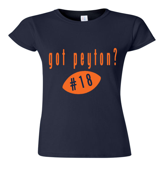 Peyton Manning Denver Broncos Jersey Tshirt