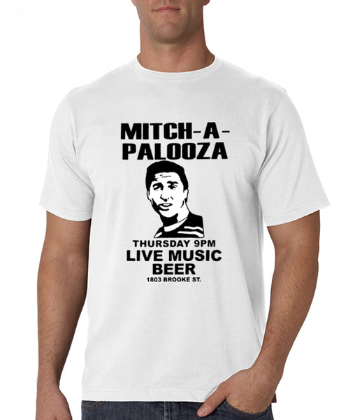 Mitch-A-Palooza T-Shirt - FiveFingerTees Guys / 2X-Large / Gold