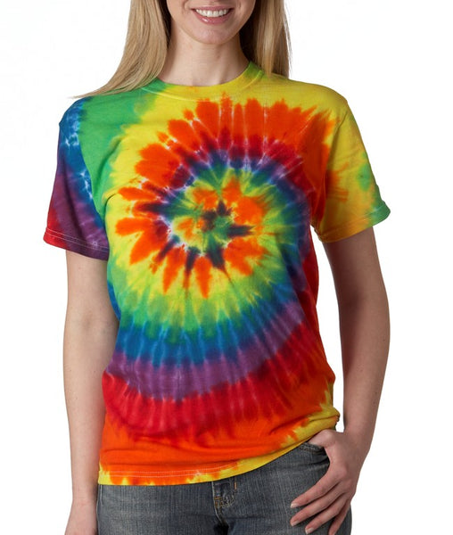 Spiral Clover Irish Green Tie Dye T-Shirt – Bewild