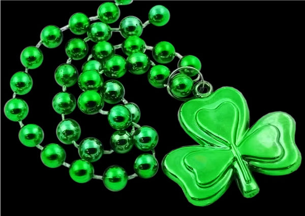 Buy Lucky Shamrock Party Beads (Pack of 12) at S&S Worldwide