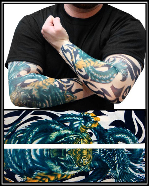 dragon sleeve tattoos