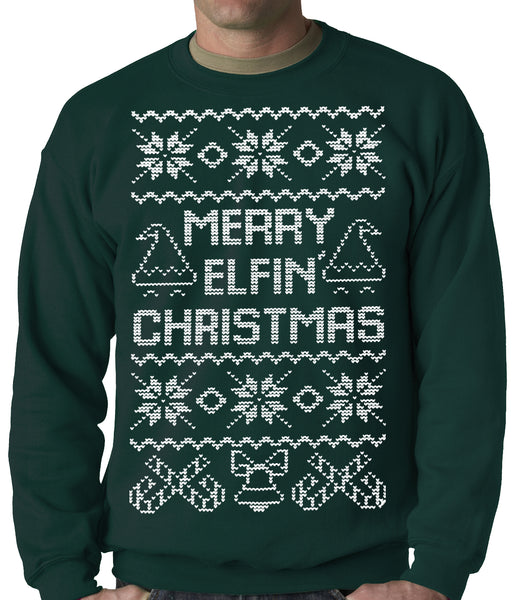 Merry elfin clearance christmas sweater