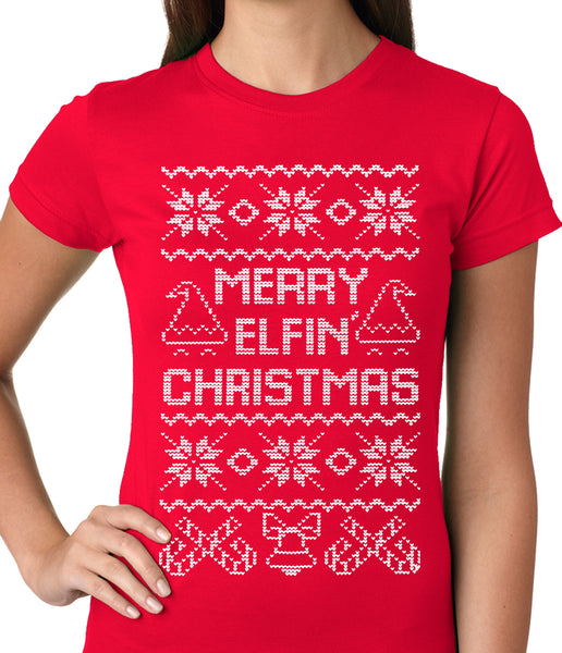 Merry elfin hot sale christmas sweater