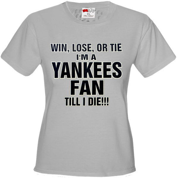 Yankee Fan Till I Die Mens T-shirt