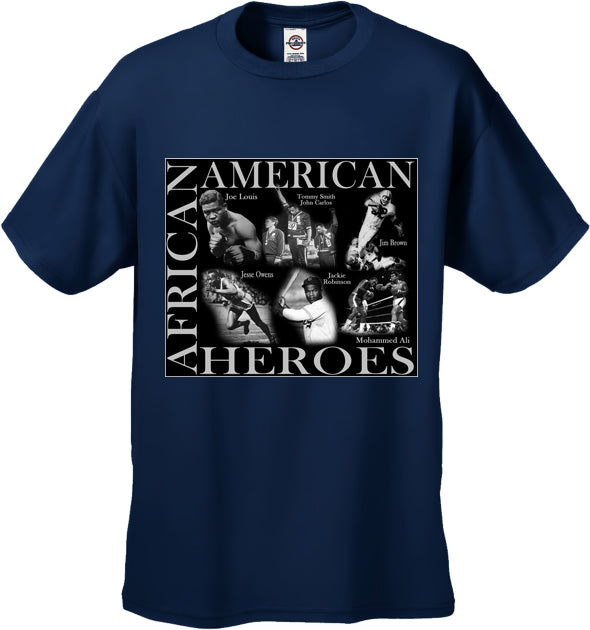 African American Sports Heroes T-shirt 