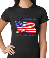 Does My Flag Offend You? Ladies T-shirt