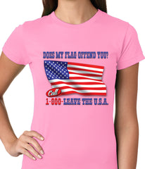 Does My Flag Offend You? Ladies T-shirt