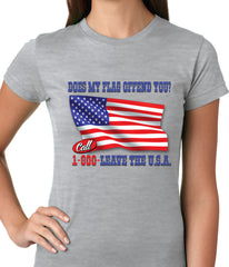 Does My Flag Offend You? Ladies T-shirt