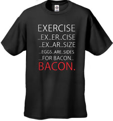 Exercise Bacon Men's T-Shirt