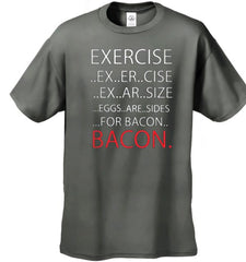 Exercise Bacon Men's T-Shirt