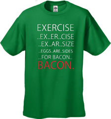 Exercise Bacon Men's T-Shirt