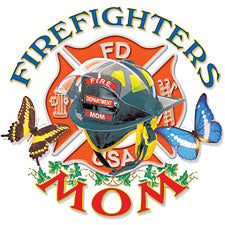 Firefighters Mom Girls T-Shirt