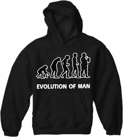 Funny NoveltySweatshirts - Evolution of Man Hoodie