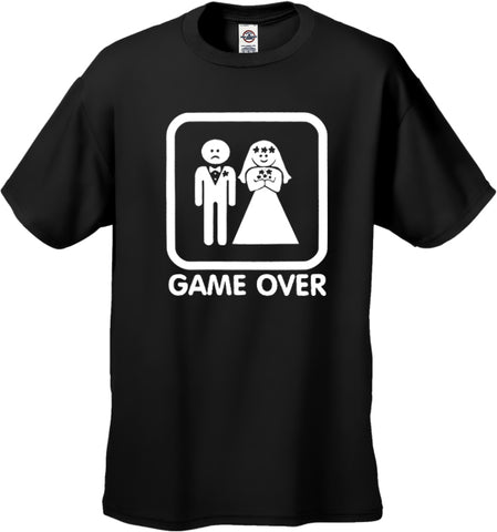 Funny T-Shirts - Game Over Mens T-Shirt