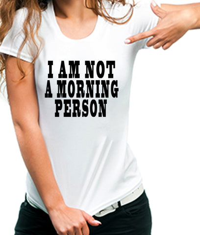 I Am Not a Morning Person Cara Delevingne Vogue Girl's T-Shirt