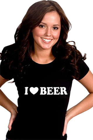 I Love Beer Girls T-Shirt