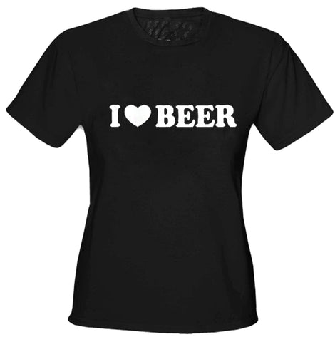 I Love Beer Girls T-Shirt