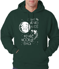 I Love My GrandKids to the Moon and Back Adult Hoodie