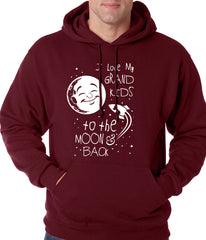 I Love My GrandKids to the Moon and Back Adult Hoodie