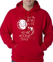 I Love My GrandKids to the Moon and Back Adult Hoodie