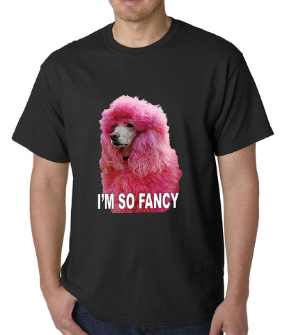 I'm So Fancy - Pink Poodle Mens T-shirt