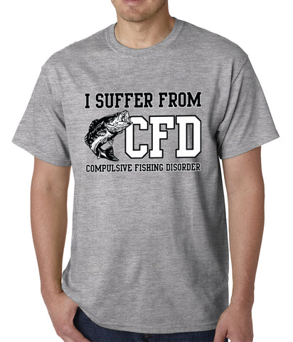 I Suffer From Compulsive Fishing Disorder Mens T-shirt