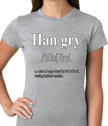 Hangry Definition Ladies T-shirt