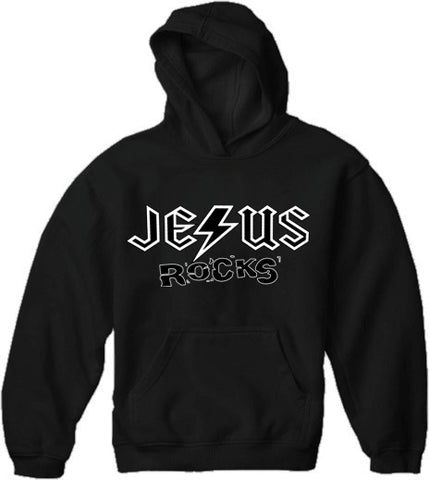 Jesus Rocks Adult Hoodie