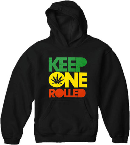 Keep One Rolled Adult Hoodie