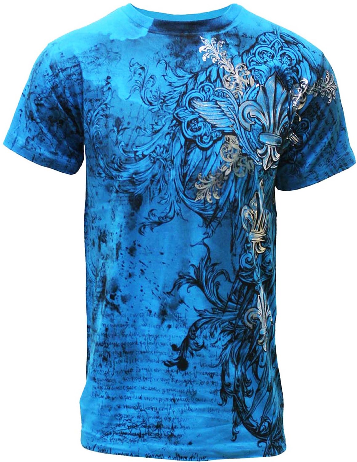 (Blue) Bewild Triple Lis Konflic – De Fleur T-Shirt