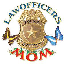 Law Officers Mom Girls T-Shirt