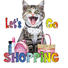 Let's Go Shopping Girls T-Shirt