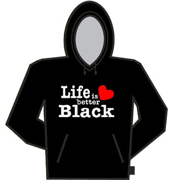 Life Is Better Black Hoodie