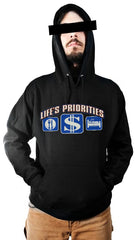 Life's Priorities - Eat, Sleep & Make Money Girls Hoodie