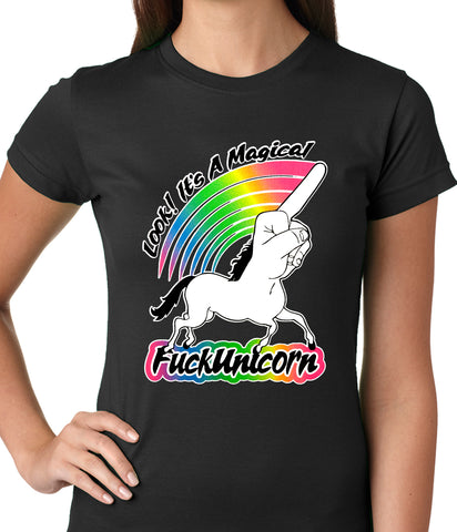 Look It's A Magical F*ckunicorn Funny Ladies T-shirt