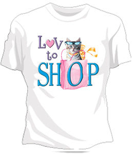 Love To Shop Girls T-Shirt