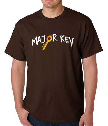 Major Key To Succes Emoji Key Mens T-shirt