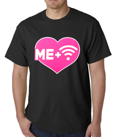 Me + Wifi = <3 Mens T-shirt