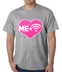 Me + Wifi = <3 Mens T-shirt