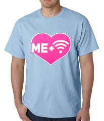 Me + Wifi = <3 Mens T-shirt