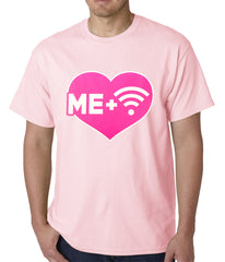 Me + Wifi = <3 Mens T-shirt