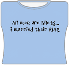 Men Are Idiots Girls T-Shirt