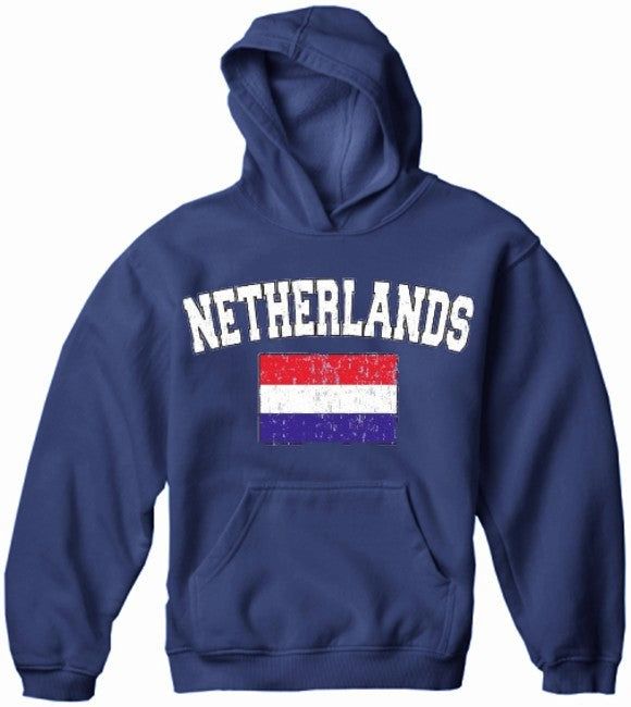 Netherlands Vintage Flag Hoodie International – Bewild