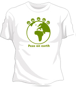 Peas On The Earth Girls T-Shirt