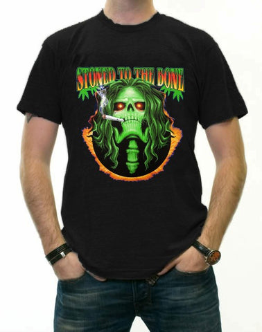 Pot Head & Stoner Tees - Stoned to the Bone T-Shirt