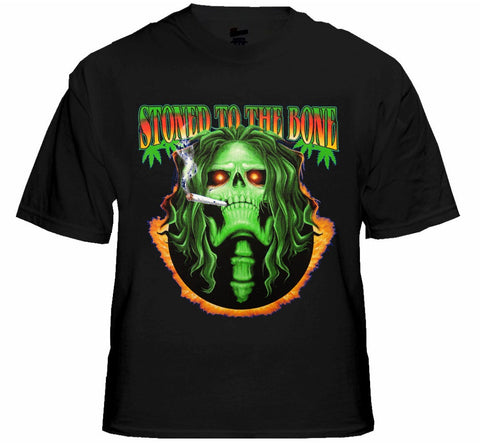 Pot Head & Stoner Tees - Stoned to the Bone T-Shirt