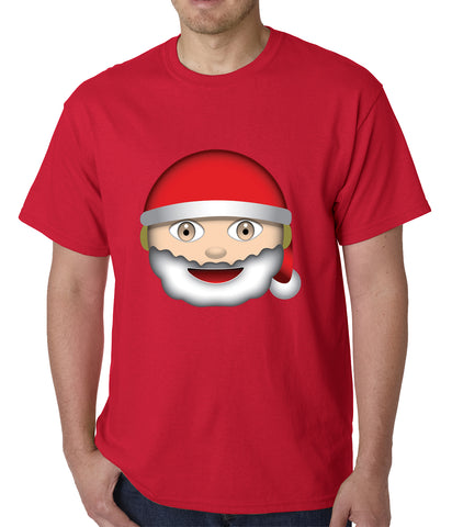 Santa Emoji Mens T-shirt