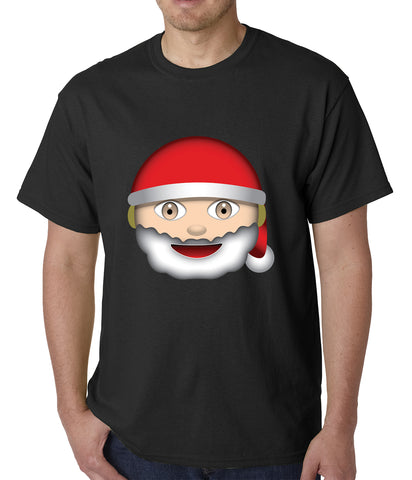 Santa Emoji Mens T-shirt