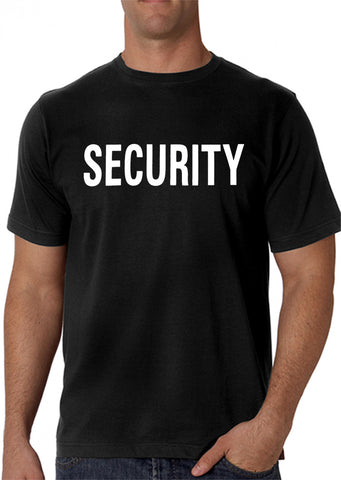 Security T-Shirt -  Mens Security Shirt