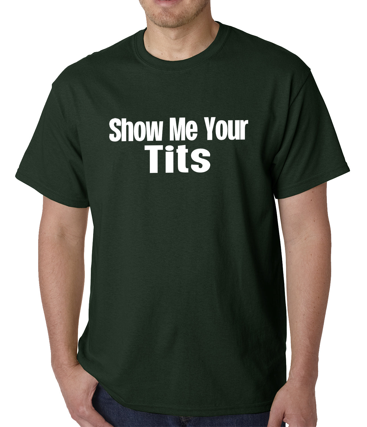 Tits T-shirt - Double Fistin Mens T-shirt – Bewild